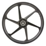 aro liga leve dianteiro gear titan 150 2004 a 2013 esd disco 6 pontas preto (mp)