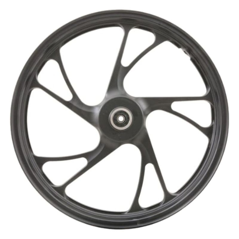 aro liga leve dianteiro gear titan 160 2016 a 2025 esd disco 5 pontas pé de galinha preto (mp)