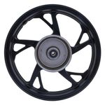 aro liga leve traseiro gear biz 125 2025 tambor 5 pontas pé de galinha preto (mp)