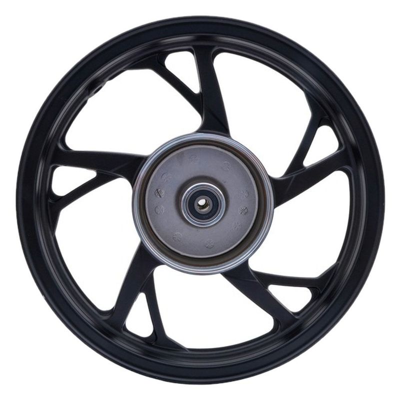 aro liga leve traseiro gear biz 125 2025 tambor 5 pontas pé de galinha preto (mp)