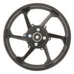 aro liga leve traseiro gear bros 125/150 2003 a 2024 ks tambor 6 pontas preto (mp)