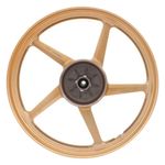 aro liga leve traseiro gear factor 125 2025 tambor 5 pontas dourado (mp)