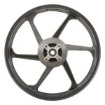 aro liga leve traseiro gear fan 125 2009 a 2024 ks tambor 6 pontas preto (mp)