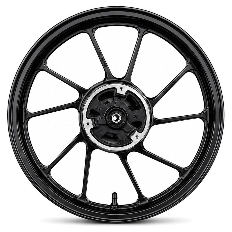 aro liga leve traseiro gear fz 15 2025 5 pontas pé de galinha preto (mp)