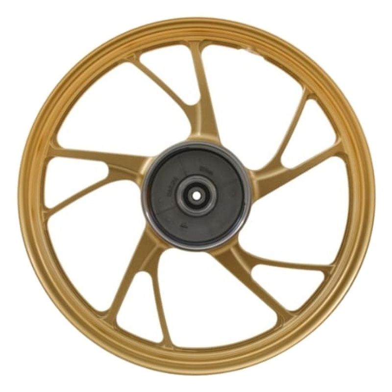 aro liga leve traseiro gear titan 150 2004 a 2013 esd disco 5 pontas pé de galinha dourado (mp)