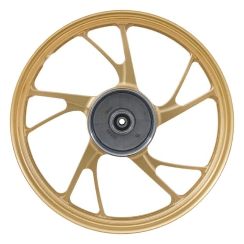 aro liga leve traseiro gear titan 160 2016 a 2025 esd disco 5 pontas pé de galinha dourado (mp)