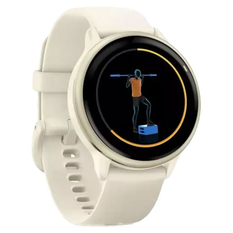 relógio inteligente garmin vivoactive 6 tela amoled 1,2" branco (mp)