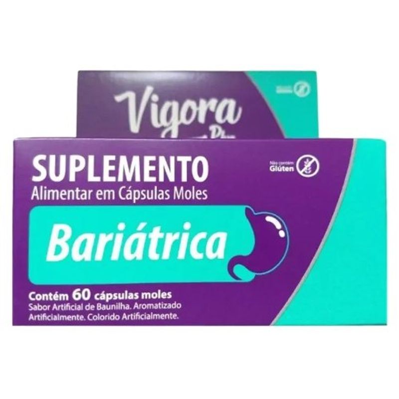 suplemento alimentar vigora plus bariátrica 60 cápsulas prati donaduzzi