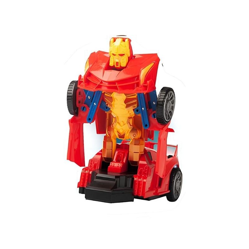 carro com controle remoto wellkids transforma robô sortido 11755 (mp)