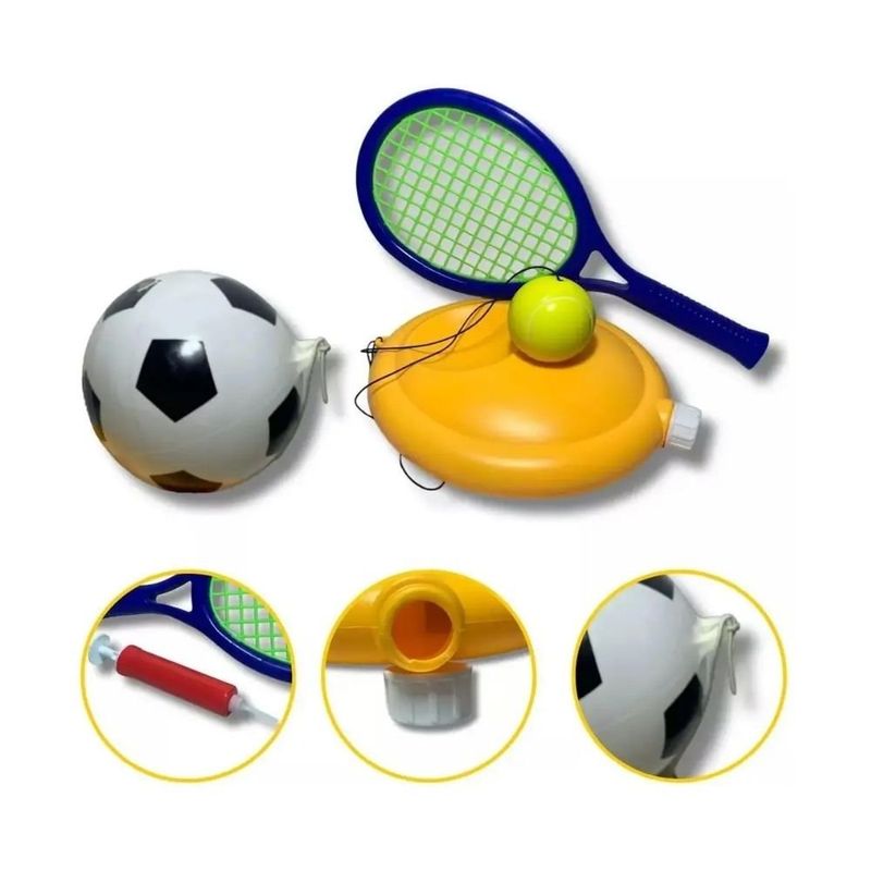 jogo wellkids tênis e futebol 2 em 1 wb12542 (mp)