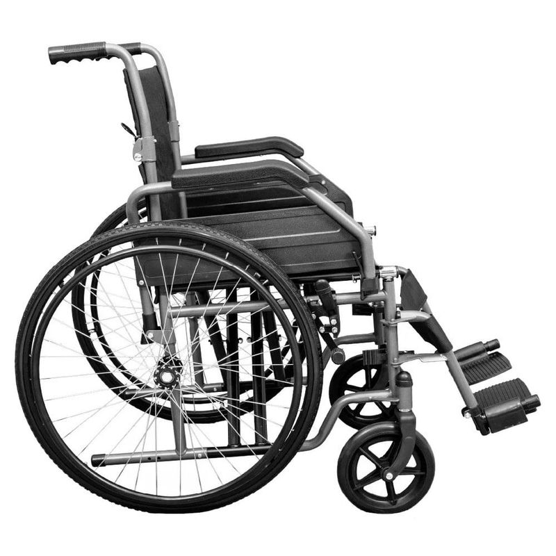 cadeira de rodas hidrolight basic ac01 até 125kg 44cm (mp)