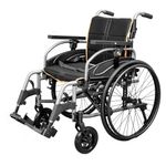 cadeira de rodas hidrolight premium max al12 em alumínio até 125kg 46cm (mp)