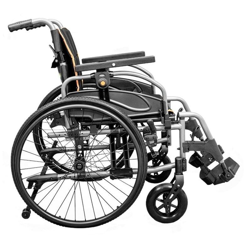 cadeira de rodas hidrolight premium max al12 em alumínio até 125kg 46cm (mp)
