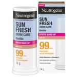 protetor solar facial neutrogena sun fresh derm care bastão efeito make-up fps99 cor 2.0 14g