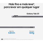 tablet samsung galaxy tabs11 256gb cinza tela 11" 12gb ram