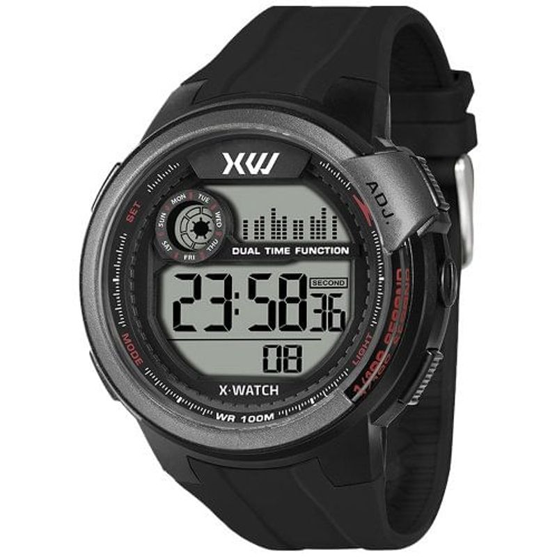 relógio masculino x-watch preto xmppd750-bxpx