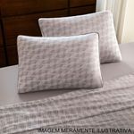 jogo de cama queen 4 peças altenburg escala 100% algodão (mp)