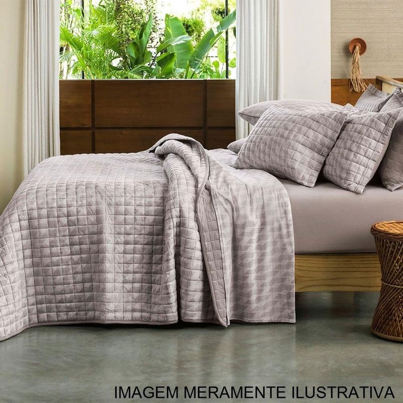 jogo de colcha casal 3 peças altenburg escala 100% algodão (mp)