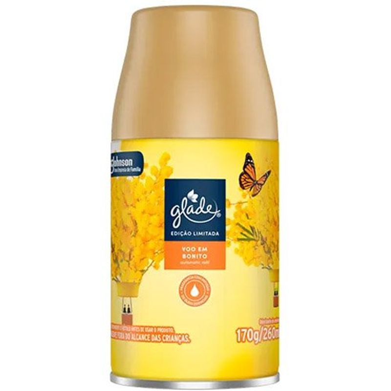 aromatizador de ambiente automático glade automátic edição limitada voo em bonito refil 260ml