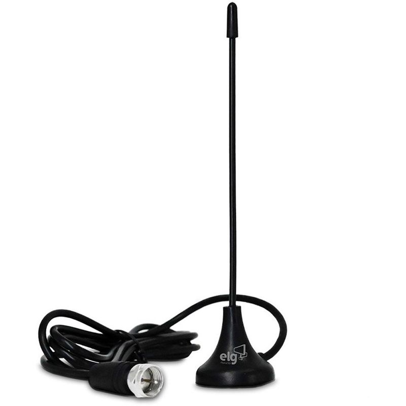 antena elg smart view 4k hdr - hdtv uhf vhf cabo