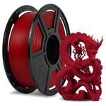 filamento para impressora 3d flashforge rapid 1,75mm vermelho rubi a-bi