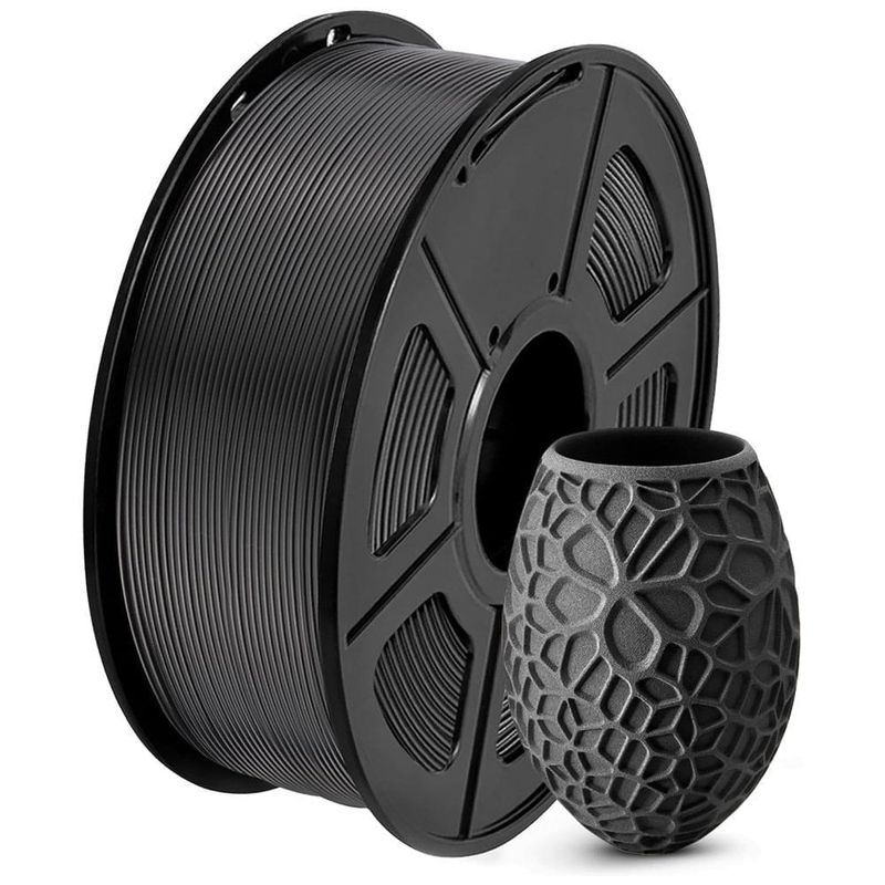 filamento para impressora 3d sunlu pla 1,75mm preto a-bi