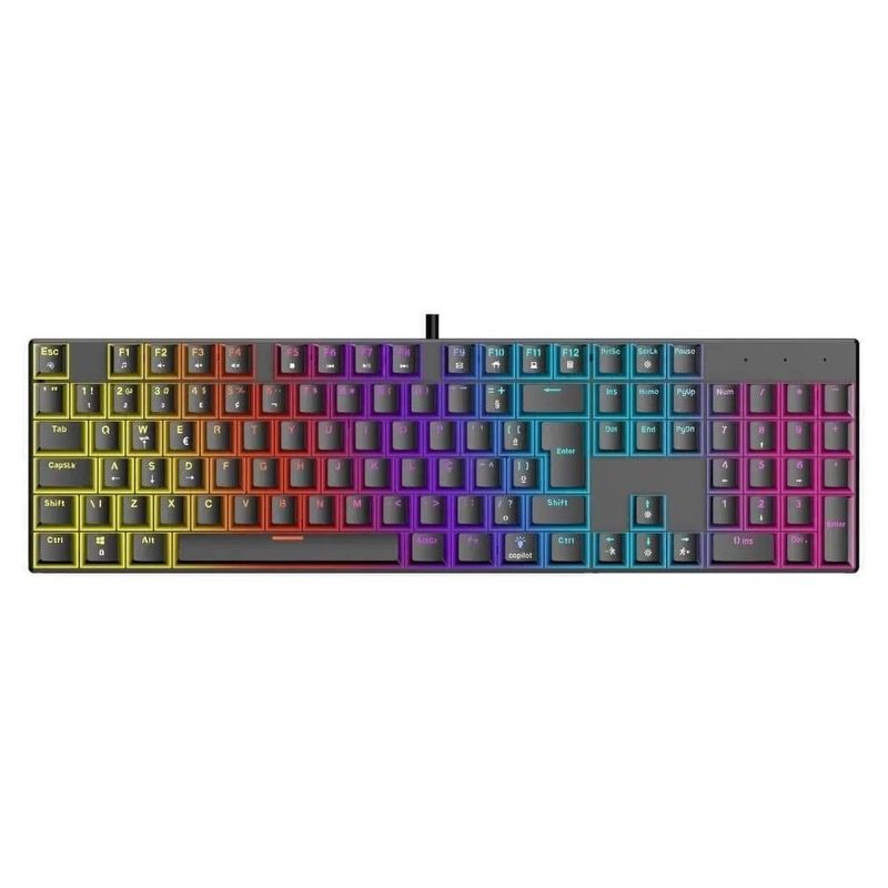 teclado mecânico gamer dazz orion v2 com fio usb preto