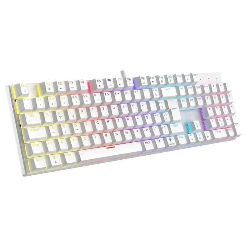 teclado mecânico gamer dazz orion v2 com fio usb branco