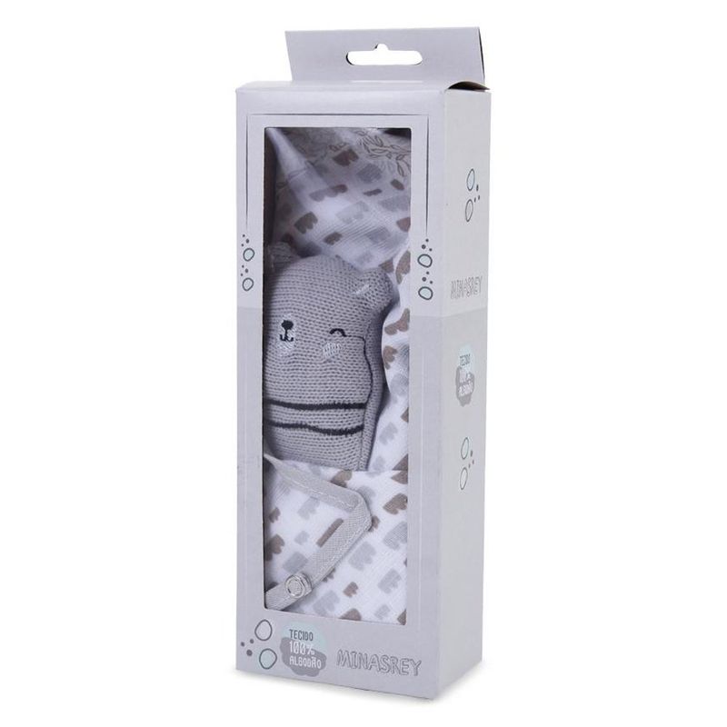 naninha cia classic tricot urso cinza (mp)