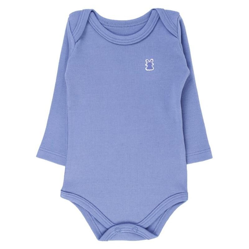 body manga longa rn timeless azul jeans (mp)