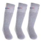 meia esportiva duck 3 pares n° 38-43 cinza (mp)