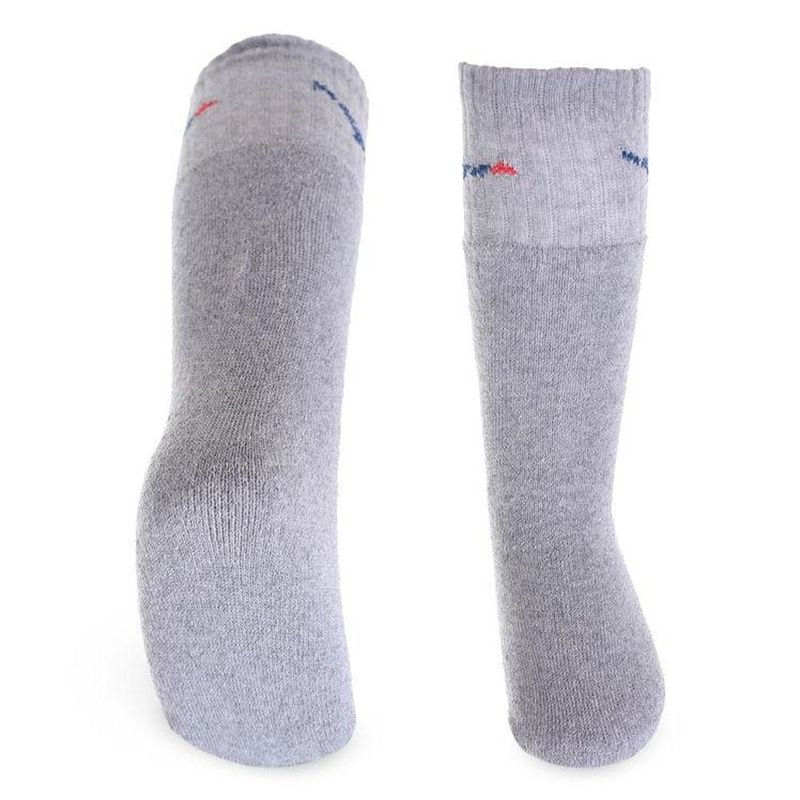 meia esportiva duck 3 pares n° 38-43 cinza (mp)