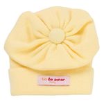 touca infantil rn fio de amor amarelo (mp)