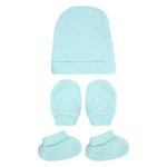 kit enxoval bebeninho 3 peças p verde (mp)