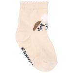 kit meia infantil pimpolho 6 pares n° 21-25 rosa sortido (mp)