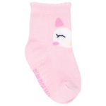 kit meia infantil pimpolho 6 pares n° 21-25 rosa sortido (mp)