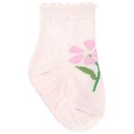 kit meia infantil pimpolho 6 pares n° 16-20 rosa sortido (mp)