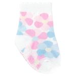 kit meia infantil pimpolho 6 pares n° 16-20 rosa sortido (mp)
