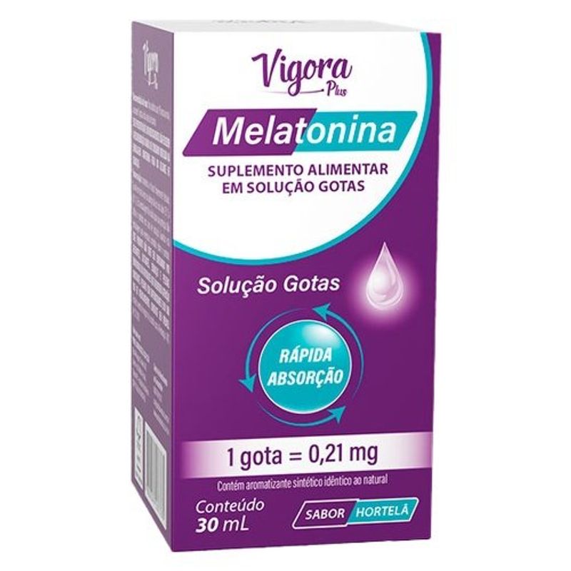 suplemento alimentar vigora plus melatonina 0,21mg/gota solução oral prati donaduzzi