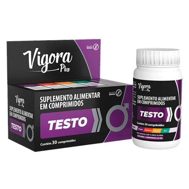 suplemento alimentar vigora plus testo 30 comprimidos prati donaduzzi