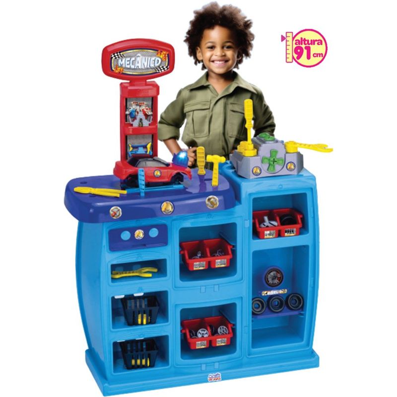 brinquedo magic toys oficina mecanico 8208