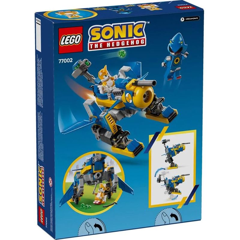 brinquedo lego sonic cyclone vs metal sonic 77002
