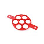 molde de silicone hudson para panquecas vermelho (mp)
