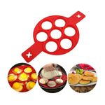 molde de silicone hudson para panquecas vermelho (mp)