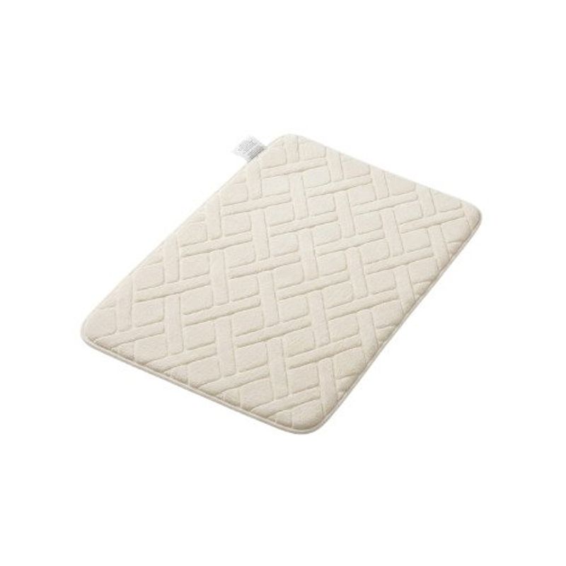 tapete para banheiro pacific club antiderrapante off white 60x42,5cm (mp)
