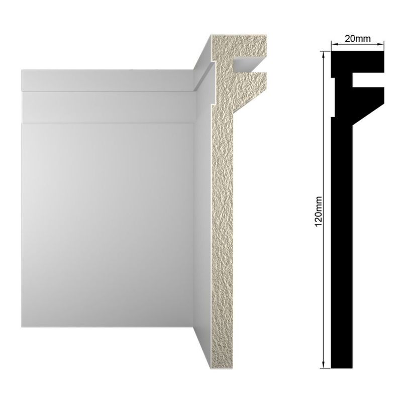 rodapé alizar frisado de sobrepor pix branco 12x240x2cm (mp)
