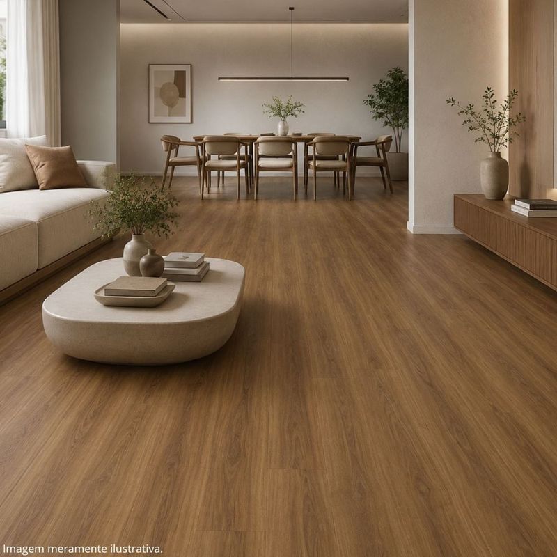 piso vinílico spc clicado vexa caparaó 140x23x0,5cm 0,3mm caixa 2,90m² (mp)