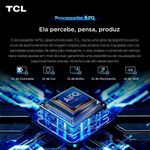 smart tv 75" 4k qled tcl 75p7l google tv até 120hz dolby vision atmos