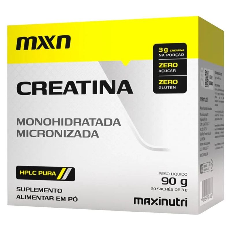 creatina monohidratada micronizada 90g maxinutri