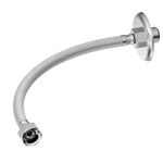 engate flexível roca com canopla 40cm aço trançado (mp)